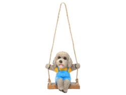Decoração Jardim LAXISCREED Cachorro Teddy Pendurado