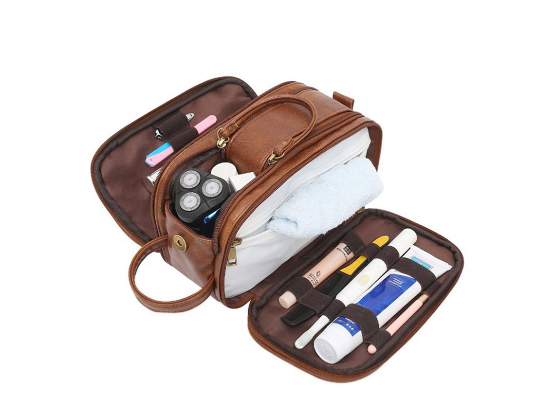 JILLIOPER Neceser personalizado, de la más alta calidad, organizador de viaje con cremallera premium para hombre y mujer, elegante y funcional (personalizable).