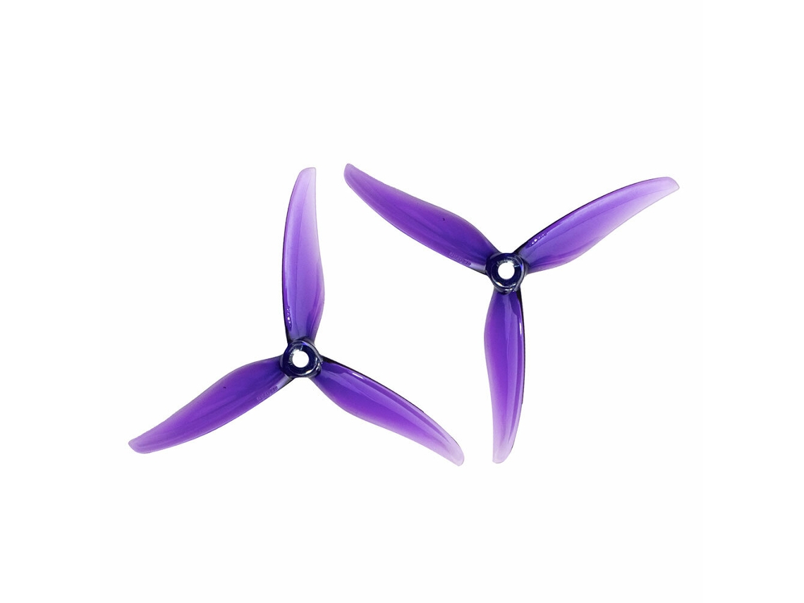 Pares de hélices Gemfan Fury 5131.0 de 5,1 x 3,1 pulgadas, de 3 palas, PC, con orificio de 5 mm para dron de carreras FPV Freestyle RC