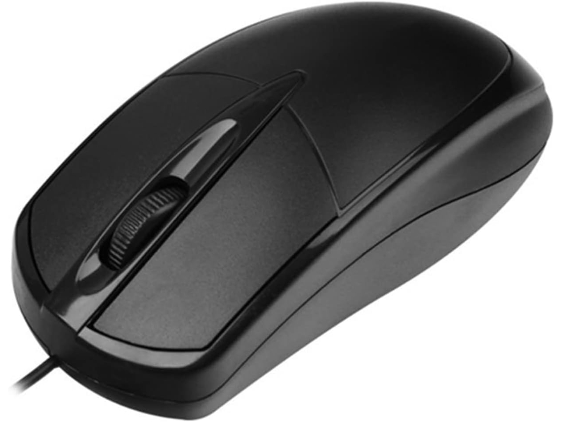 Ratón Ergonómico Usb Para Juegos De 3 Botones Con Sensor Óptico De 1000 Dpi Para Portátil/pc