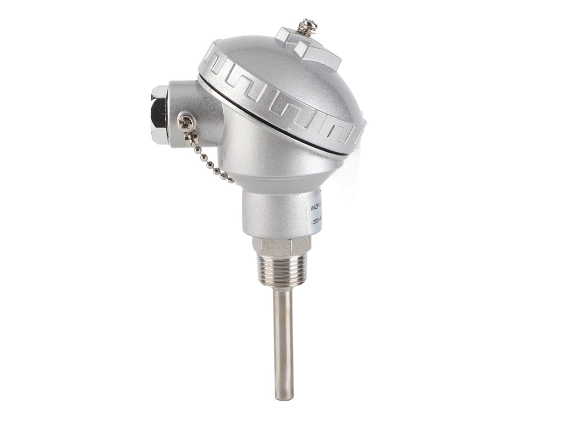 Veloriskku-sonda De Sensor De Temperatura Pt100 Com Hilo Npt 1/2'' E Cabeça Terminal Termopar (pt 50mm)