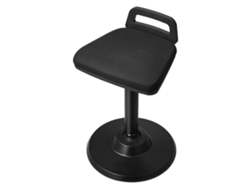 Silla de ruedas Succebuy Wobble, ajustable en altura, con asa, color negro (62-86 cm)