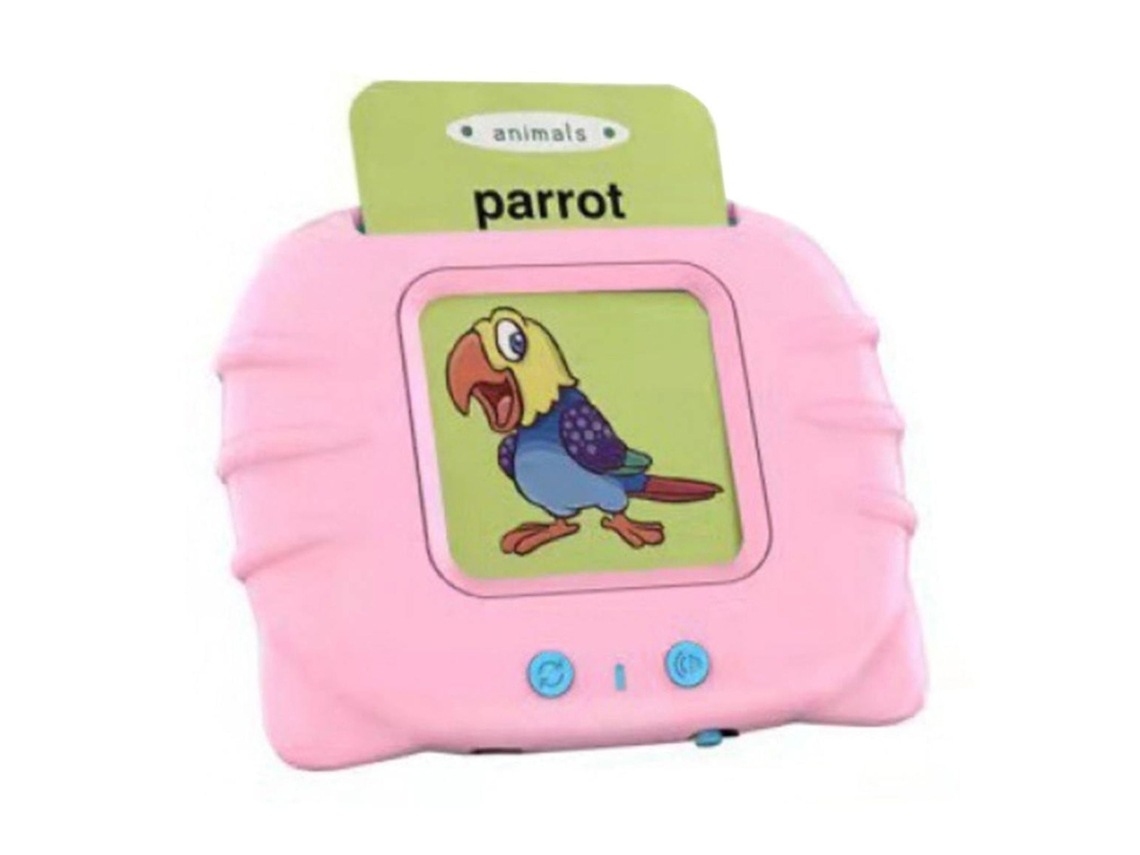 Tarjeta De Iluminación Puzzle Máquina De Educación Primaria Máquina De Tarjetas Inglesas Para Niños - Rosa