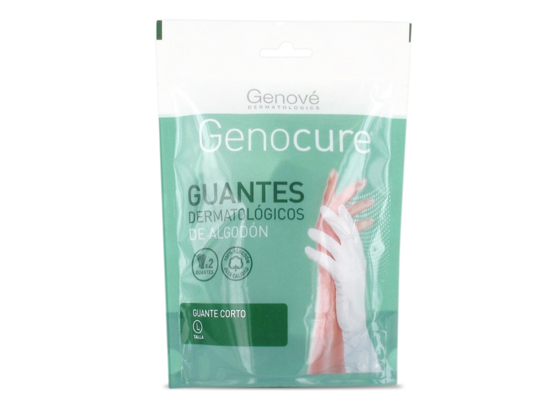 Guantes GENOVE Dermatologicos Algodon T.Grande