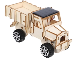 Kit de coche solar para armar para niños y niñas, modelo científico educativo, vehículo pequeño - CHABERLU
