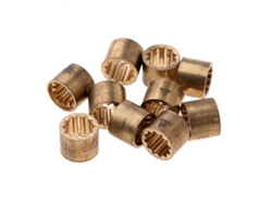 Rebe-2x10 Piezas Ferrules De Latón Para Tacos De Billar Snooker Accesorios Punta De Taco 9.5mm