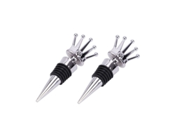 Linjou 2 Tapones Reutilizables Para Botellas De Vino Champán Refrescos Aceite O Vinagre Abs Duraderos Sellado Hermético