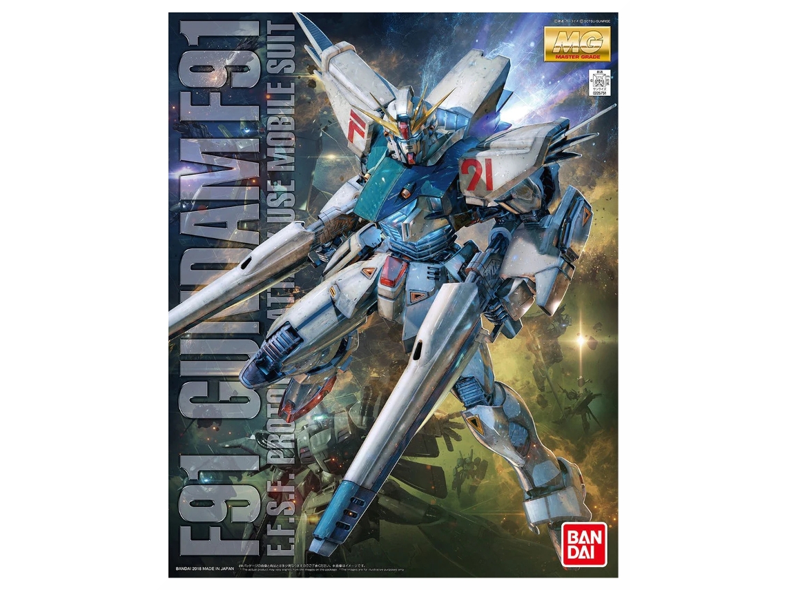 Mg 1/100 Gundam F91 Ver.2.0 En BANDAI NAMCO