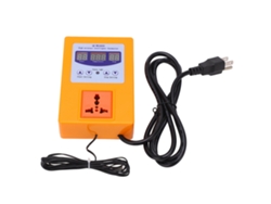 Controlador De Temperatura Digital Inteligente Automático Interruptor Termostato Preciso Con Conexión Us 110‑240v Naranja