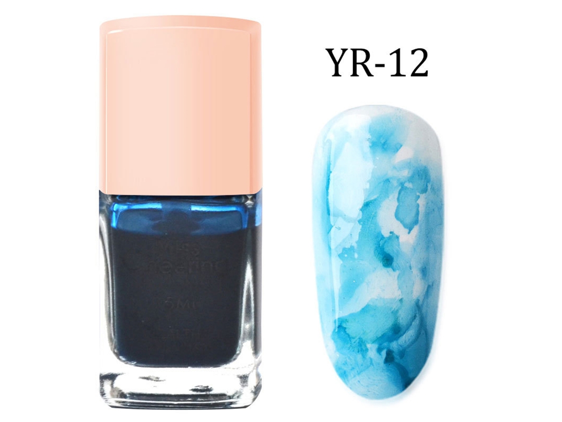 Omni-esmalte De Uñas Uv Gel Glitter Marbled Degradado 15ml Largo Duración Herramienta Manicura Diy 13