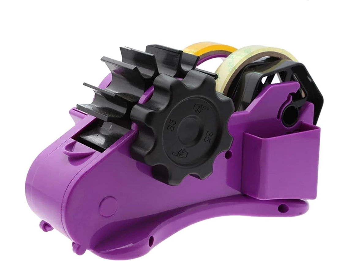 Dispensador Semiautomático De Cinta Adhesiva Con Cortador De Cinta, Longitud Fija De 35 Mm.