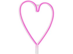 Figura LED LEDKIA Heart Rosa (PC / PVC)