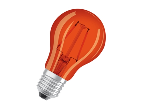 Bombilla LED OSRAM A E27 Naranja 2,5W 160Lm 1500K IP20 300 [LV-4058075433960]