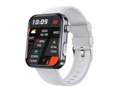 Reloj inteligente Bestvite con pantalla de 2.01 pulgadas, monitorización de ECG y múltiples funciones de salud (negro)