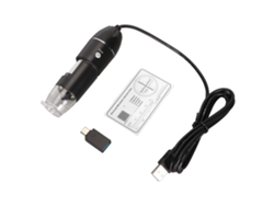 Microscopio Digital Usb Tipo C De 50x A 1600x Con 8 Led Para Teléfonos Móviles, Pc, Estudiantes E Ingenieros, 5v Cc
