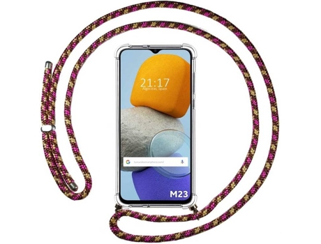 Carcasa para Samsung Galaxy M23 5G TUMUNDOSMARTPHONE Colgante Rosa
