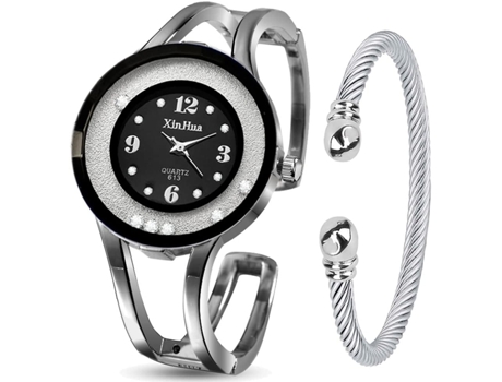 VEANXIN Relojes digitales para hombre Reloj de pulsera multifuncional resistente al agua-Azul plateado