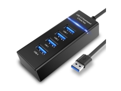 4 Portas Usb 3.0 Extender Hub 3.0 Para Adaptador De Computador Portátil De Mesa