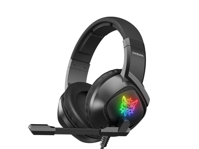 Auriculares Gaming con Cable ONIKUMA K19 (On Ear - Micrófono - Negro)