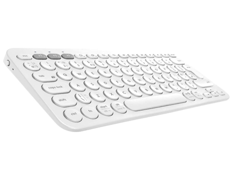 Teclado K380 Teclado Bluetooth Inalámbrico para Múltiples Dispositivos con Easy-Switch para Hasta 3 Dispositivos Batería Delgada de 2 Años - PC Por...