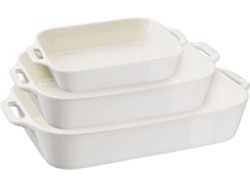 Bandeja para Asar STAUB (Blanco - Cerámica)