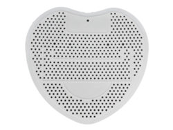 Baldosa Antiatascos Para Inodoro Masculino Con Desodorante Aromático, 19x17cm, Blanca.