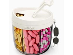 Organizador De Pastillas Eifson 7 Compartimentos Anti-mezcla Sin Bpa (blanco)