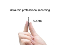 Grabadora Digital Portátil Ultradelgada Profesional Con Activación Por Voz, Reducción De Ruido, Hd Y Reproducción De Mp3.
