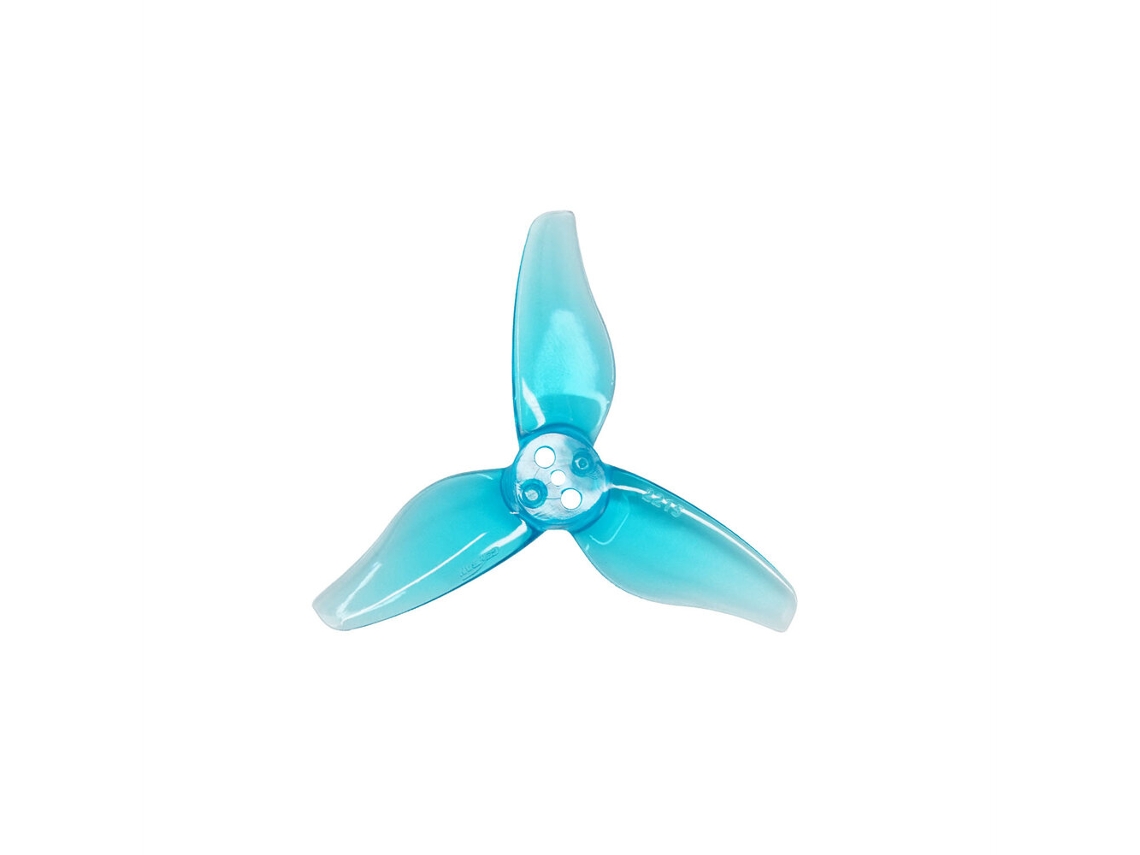 Clear Red4 Pairs Gemfan 2215 3-blade 2.2 Inch Pc Propeller 1.5mm Hole For Rc Fpv Racing Drones