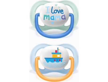 Chupete Ultra Air Silicona PHILIPS/AVENT Happy (0-6m, 2 uni.)