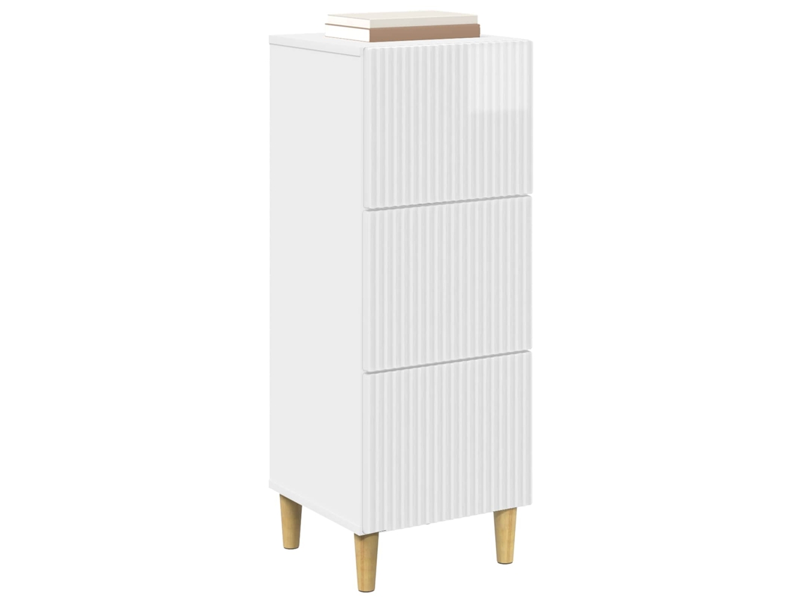 Maison Exclusive - Cajonera Brillante 33 X 34,5 X 90 Cm Madera De Ingeniería