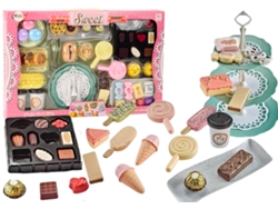 Juego de Pastelería de Café, Dulces, Figuras, Pastel de Café, 50 Piezas. B. active
