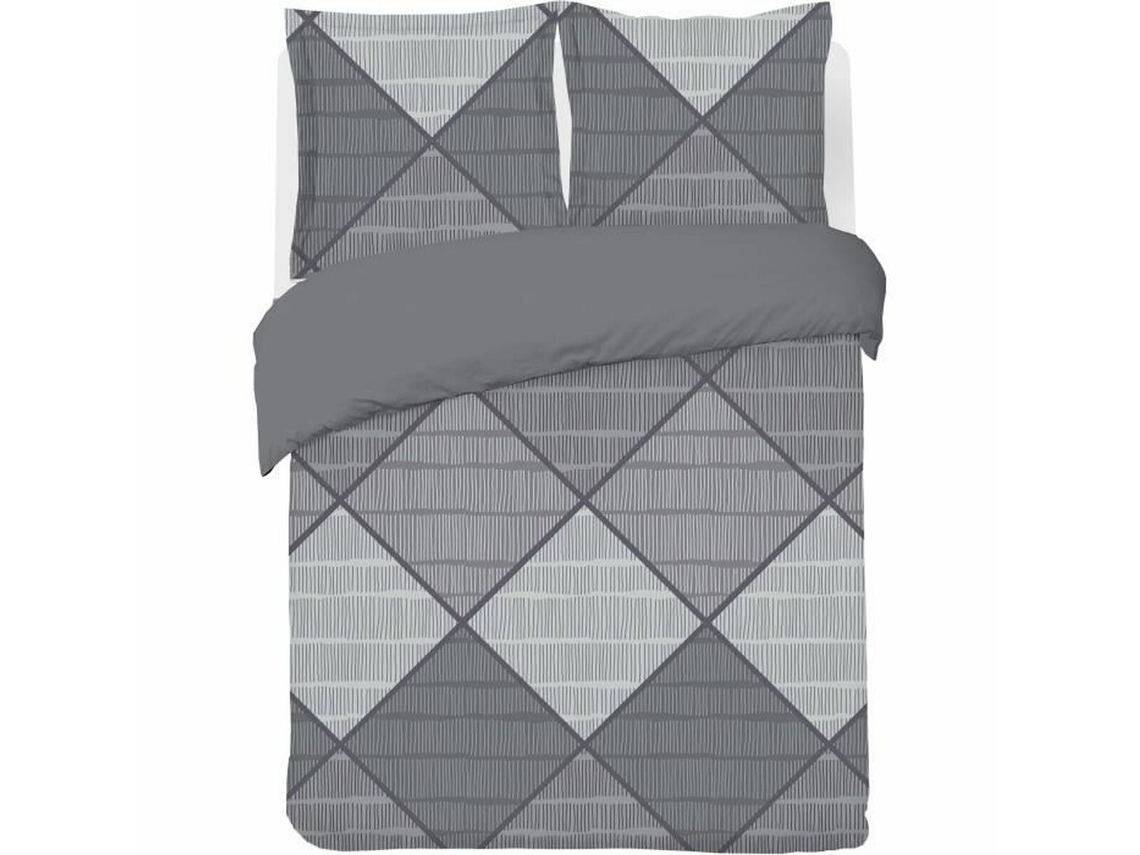 Juego de funda nórdica VISION Dream (Gris - Geométrico)