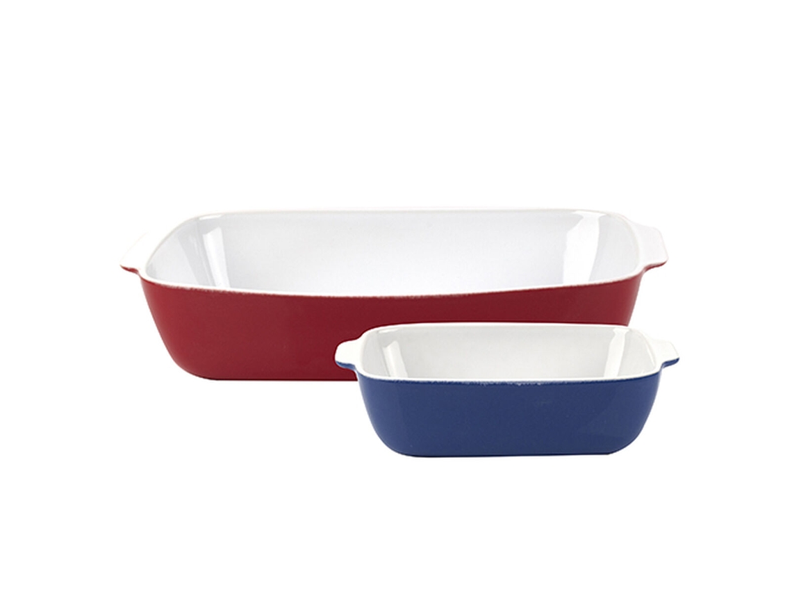 Fuente de Cocina BENETTON RAINBOW BE (Azul - Rojo - Gres)