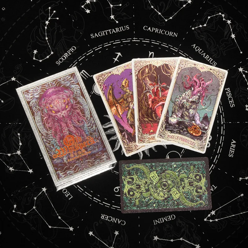 Cartas De Tarot De Plástico, Cartas En Inglés, Impermeables, Adivinación, Juego De Interacción Emocional Para Niñas.