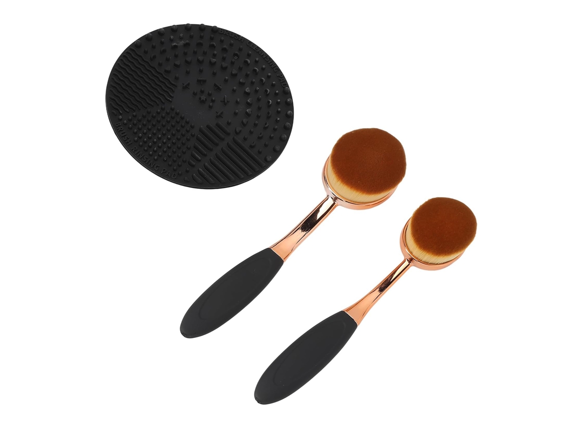 Kit De 3 Brochas De Pelo Suave Para Protector Solar Rostro/cuerpo