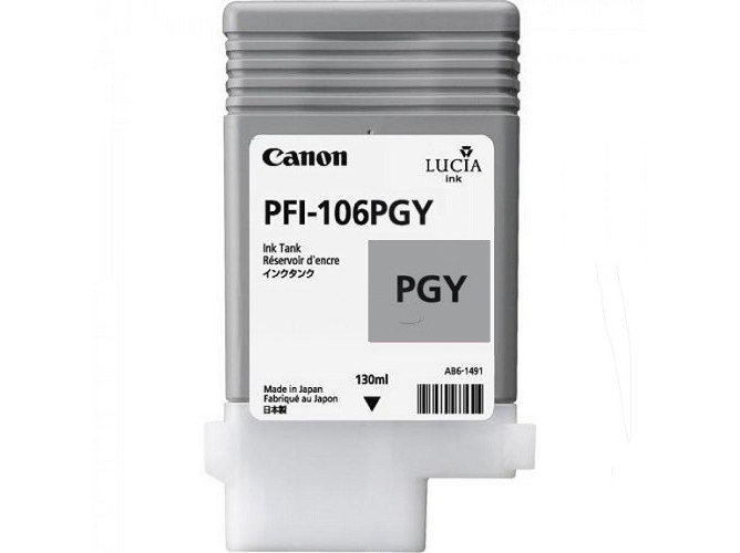 Cartucho de tinta Original CANON PFI-106PGY GRIS FOTO 130ML