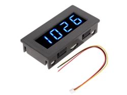 Medidor De Frecuencia Digital Velocímetro Dc 8 A 15 V 0,56 Pulg. 5 A 9999 Rpm Pantalla Digital De 4 Led Tacómetro De Frecuencia Azul