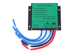 Controlador Pwm Impermeable Para Turbinas Eólicas, Aleación De Aluminio, 48 V, 600 W, 15 A Con Led.