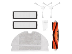 Acessórios de Aspirador Kit de reemplazo de paño de fregona de cepillo principal de filtro Hepa de 8 piezas para Xiaomi Mijia 1C 2C / Stytj01Zhm Robot Va