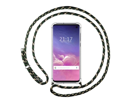 Carcasa Samsung Galaxy S10 TUMUNDOSMARTPHONE Colgante Verde