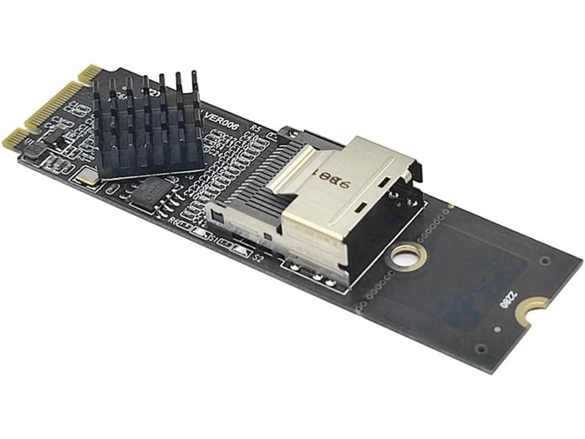 Adaptador De Disco Para Tarjeta De Expansión M.2 Nvme A Sff 8087 Sata3.0