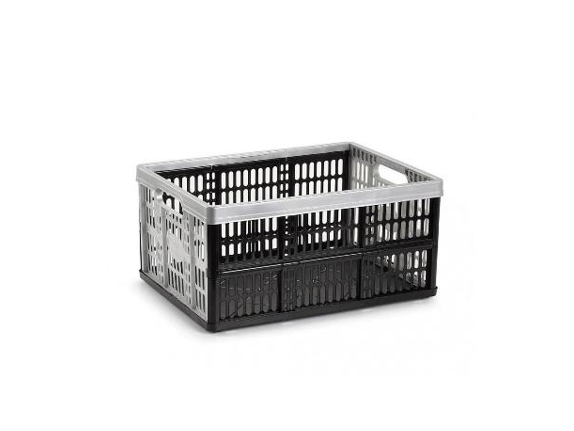 Caja plegable 32l 48x35x23 cm plata
