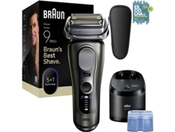 Máquina de Afeitar BRAUN Series 9 PRO+ 9655CC (Autonomía 60 min - Recargable)