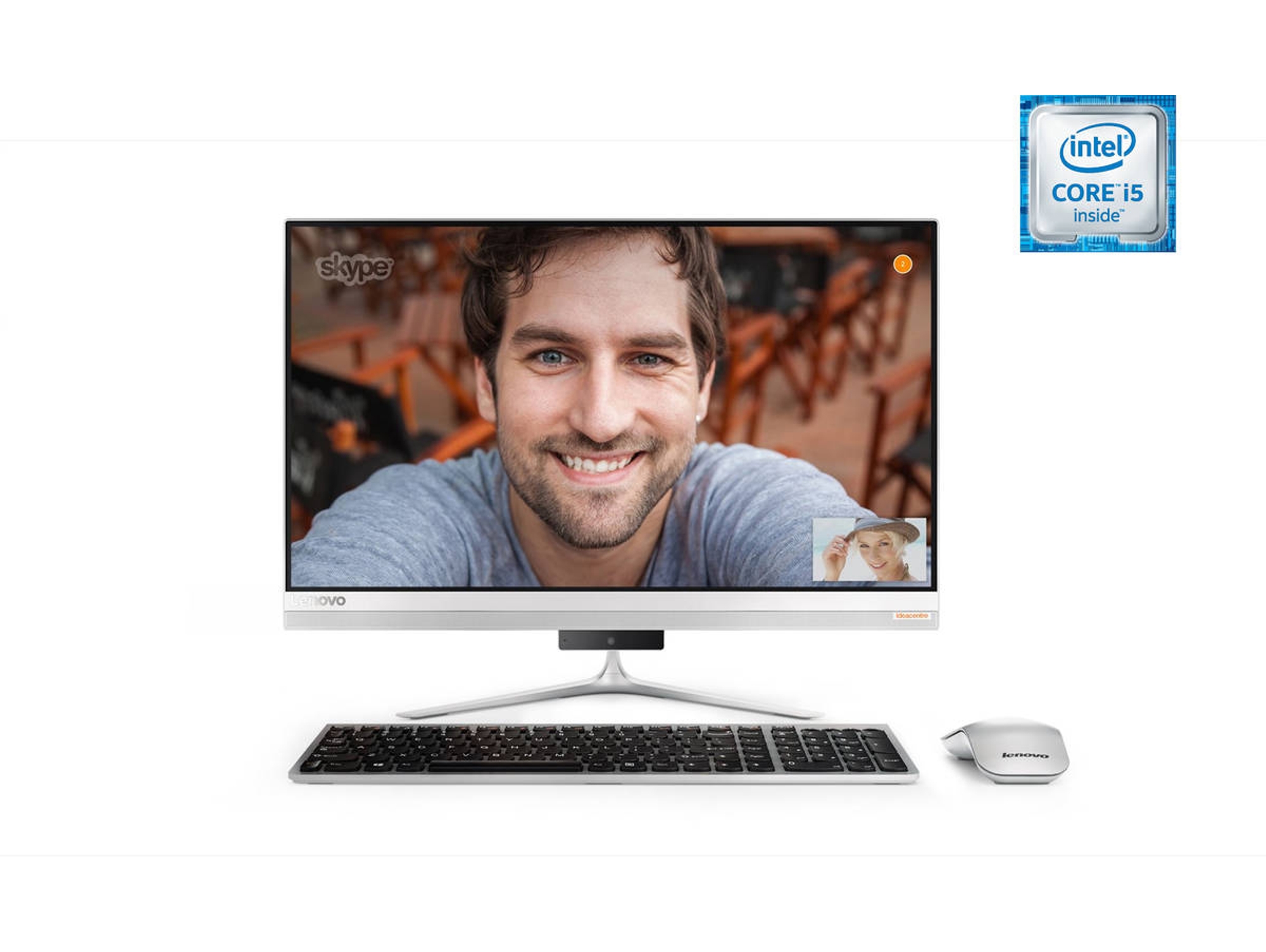 All in One LENOVO IdeaCentre 520S-23IKU - F0CU006LSP (Caja abierta, 23.8'', Intel Core i5-7200U, RAM: 8 GB, 1 TB HDD)