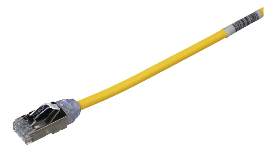Patch Cord Cat6a S/ftp Cm/ls0h 20cm Amarillo Stp28x0.2myl