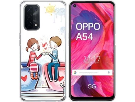 Carcasa Oppo A54 5G / A74 5G TUMUNDOSMARTPHONE Café Multicolor