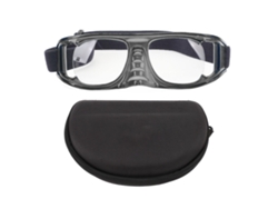 2026-gafas Deportivas De Seguridad Antideslizantes Para Baloncesto, Running Y Ciclismo Con Lentes Antiniebla Y Correa Ajustable Gris
