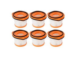 6 Filtros De Repuesto Para Aspiradora Shark Ws620 Ws630 Xffwv360, Lavables, Material Abs.