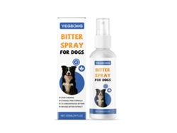 Spray anti-mordeduras para perros.